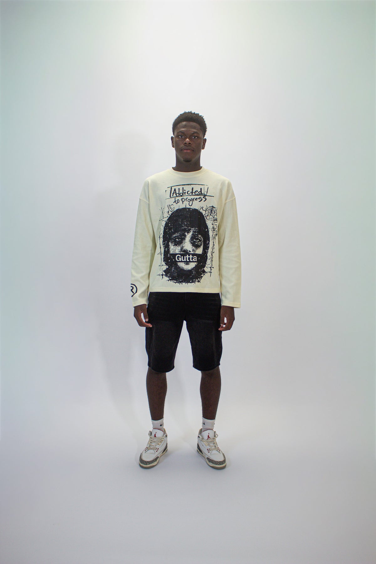 “Addicted to progress” Graphic Long Sleeve