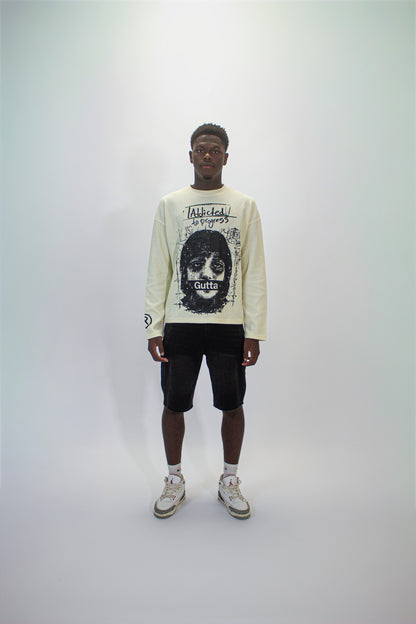 “Addicted to progress” Graphic Long Sleeve