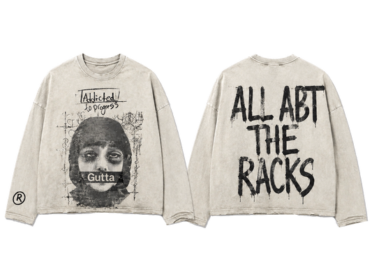 “Addicted to progress” Graphic Long Sleeve